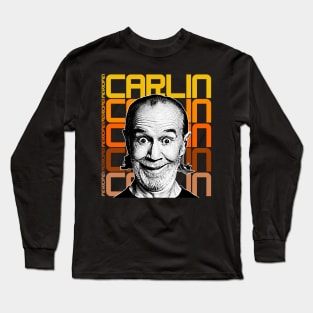 George Carlin :: Retro Comedy FanArt Tribute Long Sleeve T-Shirt